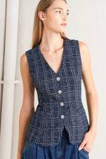 EVERYDAY ICON TWEED VEST