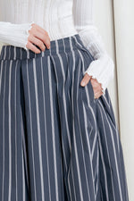 BEHIND THE GRIN WOVEN MIDI SKIRT