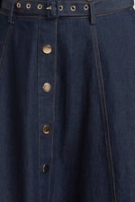 DENIM BALLET CIRCLE SKIRT