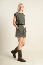 SUNSET COVE STRIP ROMPER