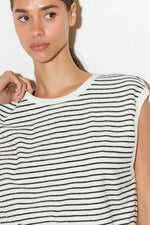 SUNSET COVE STRIP ROMPER