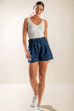 SPRING ROMANCE DENIM SHORTS