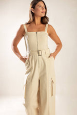 LOVE SOMEBODY WOVEN JUMPSUIT