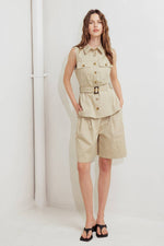 MODERN VOYAGER WOVEN BERMUDA SHORT