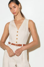 EVERYDAY ESSENTIAL WOVEN JUMPSUIT