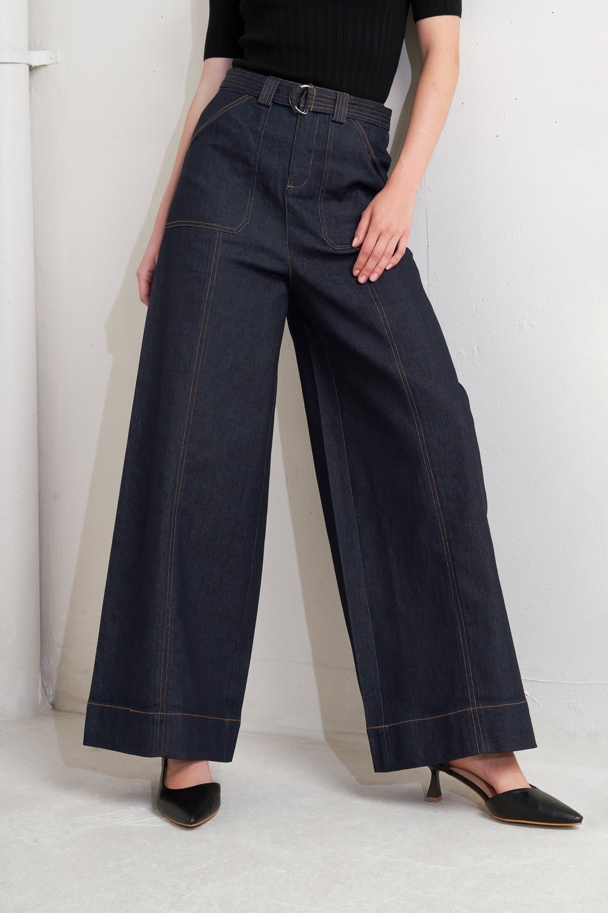 URBAN PANEL DENIM PANTS
