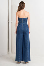 RETRO DIVE DENIM JUMPSUIT