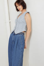 WESTERN RIVET DENIM PANTS