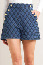 MODERNLUXE QUILTED WOVEN SHORT