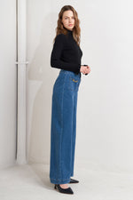 TIMELESS BLUE DENIM PANTS