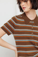 PRETTY IN PARADISE POLO TOP