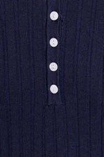 SO MAGNETIC NAVY SWEATER MIDI DRESS