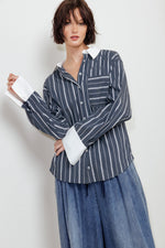 BEHIND THE GRIN WOVEN TOP