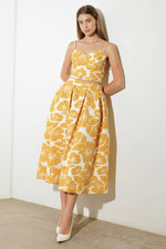 PLAIN OPTIMISM WOVEN CROP TOP