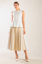 FIRST DATE WHITE WOVEN TOP