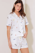 AFTER HOURS WHITE WOVEN TOP