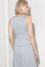 TRUST THE NOW IN KNIT TOP AND PANT SET