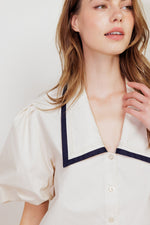 LETTERS TO SUMMER WOVEN TOP