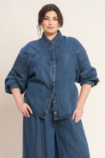 OFFLINE EDGE INDIGO DENIM TOP