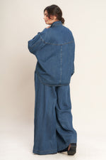 OFFLINE EDGE INDIGO DENIM TOP