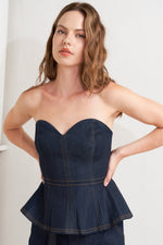 URBAN PANEL DENIM TOP