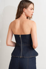 URBAN PANEL DENIM TOP