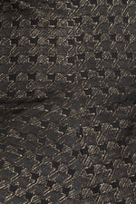 EVENING SCULPT METALLIC THREADED WOVEN TOP