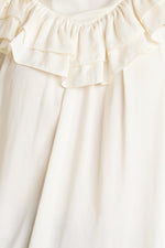 EDWARDIAN WALTZ WOVEN TOP