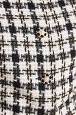 MONA CHECK TWEED VEST