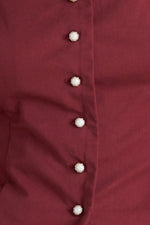 AMOUR SCALLOP WOVEN TOP