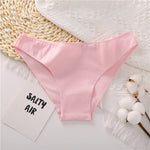 FINETOO M-2XL Women Cotton Underwear 3Pcs/set Comfortable Panties Ladies Plus Size Underpants Solid Color Briefs Female Lingerie