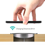 Desk Embeded Wireless Charger 15W Phone Charger 3.0 For xiaomi mi 11 10s Wireless Charging Pad For iphone 12 pro max x plus