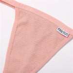 Cotton Panties for Sexy Women Low Rise G-String Female T-Back Thongs Underwear Ladies Breathable Briefs Girl Intimates Lingerie