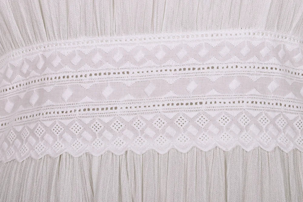 Crochet White Knitted Beach Cover Up Dress Tunic Long Pareos Bikinis Cover Ups Swim Cover Up Robe Plage Beachwear
