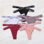 1PC FINETOO Women Panties Front Cross Cotton Lingerie Sexy Low WaistColor Thongs Ladies Underwear Fashion Soft Underpants