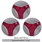 3Pcs/Set Cotton Women Briefs Sexy Low Rise Panties Female Seamless Underwear Breathable Underpants Girls M-XL Intimates Lingerie