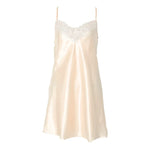 Women Ice Silk Cool Nightgown Pyjamas Sexy V Neck Sleepwear Nightwear