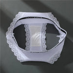 FINETOO Women Cotton Panties M-2XL Sexy Hollow Out Lace Briefs Female Letter Belt Brazil Underwear Girl Big Size PantyLingerie