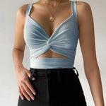 Sexy Women Sleeveless Short Crop tops Ladies Vest Casual Tank Top Women's Tube Top Female Black White