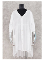 New Cover-ups 2023 Sexy V-neck Summer Beach Dress Tunic Women Casual Beachwear Swimsuit Cover Up Sarong Plage N771