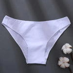 Sexy Low Waist Briefs Panties Plus Size M-XXL Cotton Lingerie Female Breathable Underwear 7 Solid Color Girls Intimates Lingerie