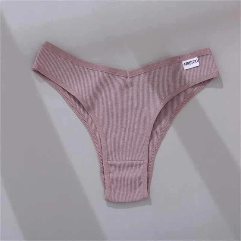 Sexy V Waist Cotton Panties for Women Female Brazil Underpants Ladies Low Rise Briefs Underwear Breathable Girls New Lingerie