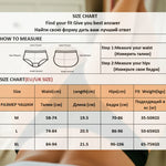 3Pcs/Set Women Cotton Thongs Panties Sexy Low Waist G-String Briefs Ladies Brazilian Lingerie Girls Breathable Intimates Bikini