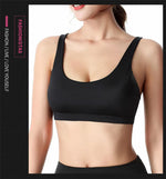 New Fitness Sports Bra for Women Push Up Cross Back Shockproof Running Gym Training Workout Yoga Underwear Crop Tops