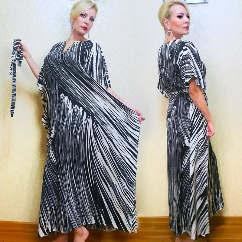 2026 Indie Folk Embroidered Short Sleeve Summer Dress Cotton Tunic Beach Kaftan Women Beachwear Swimsuit Cover Up Robe de plage