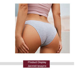Sexy Low Waist Briefs Panties Plus Size M-XXL Cotton Lingerie Female Breathable Underwear 7 Solid Color Girls Intimates Lingerie