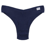 FINETOO Women's Cotton Panties Ladies Sexy V Waist Brazilian Underwear Female T-Back Briefs Panty M-XL Girls Intimates Lingerie