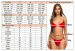 Sexy With Garter Spots Halter Bikini Female Swimsuit Women Swimwear Three-pieces Bikini set Bather Bathing Suit Swim Lady K4439