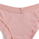 3PCS M-2XL Women Cotton Panties Briefs Female Sexy V Wasit Underwear Ladies Underpants Pantys Girls Plus Size Intimates Lingerie