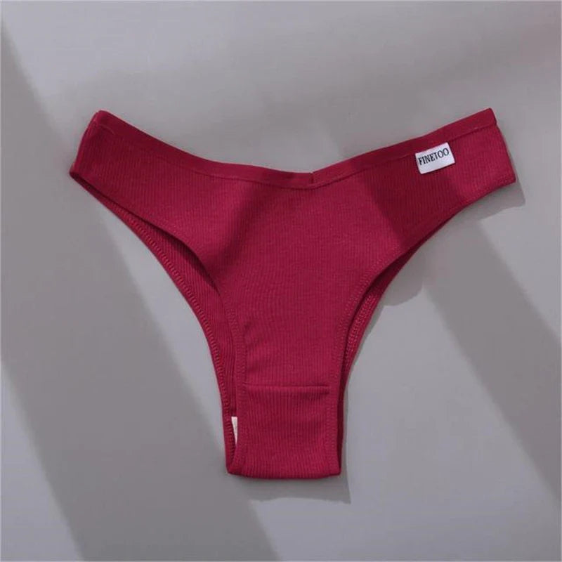 Sexy V Waist Cotton Panties for Women Female Brazil Underpants Ladies Low Rise Briefs Underwear Breathable Girls New Lingerie